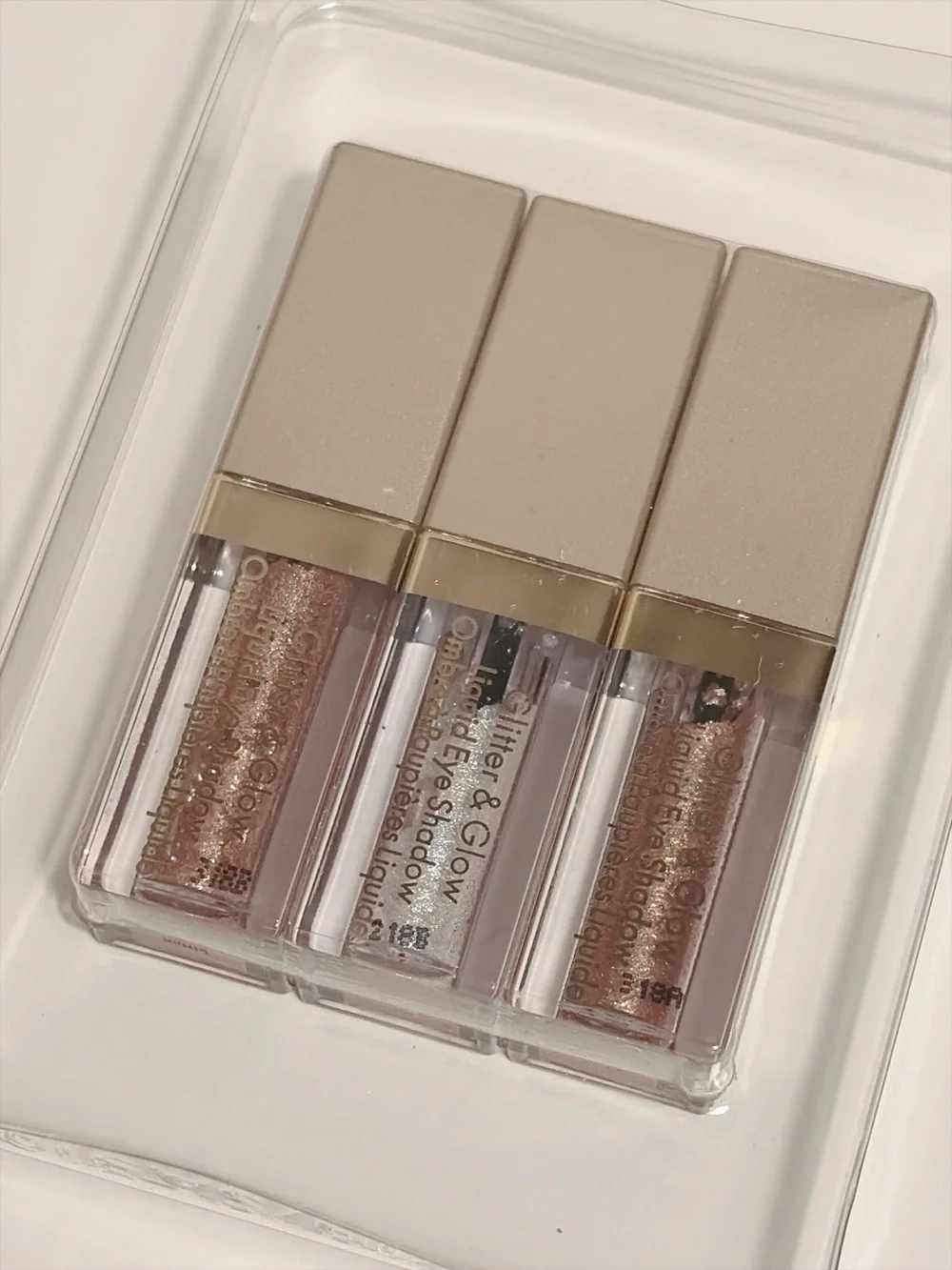 Stila 3D Dazzle Glitter & Glow Liquid Eye Shadow Set 3pc BNIB Limited Edition
